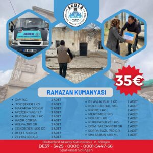 Ramazan gıda dağıtımı